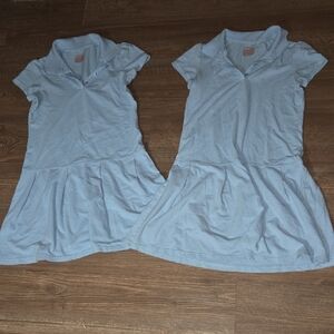 Cat & Jack Sky Blue Polo Dress